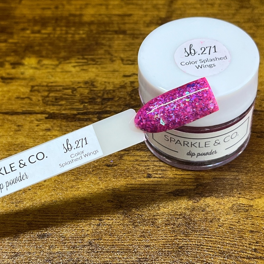 Sparkle & Co. Dip Powder- Color Splashed Wings